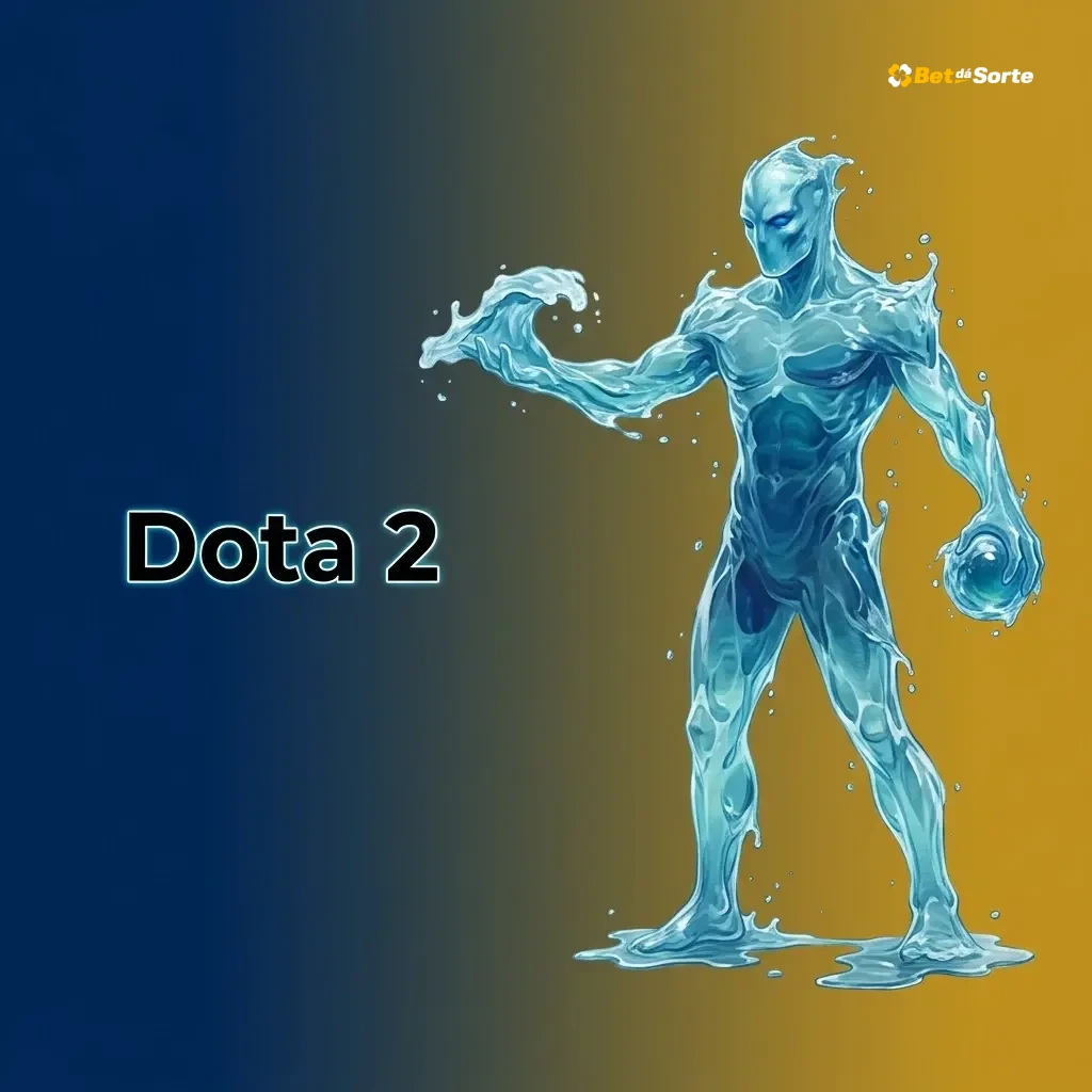 Dois times de cinco jogadores competindo em Dota 2, MOBA da Valve, em torneios como The International e ESL One