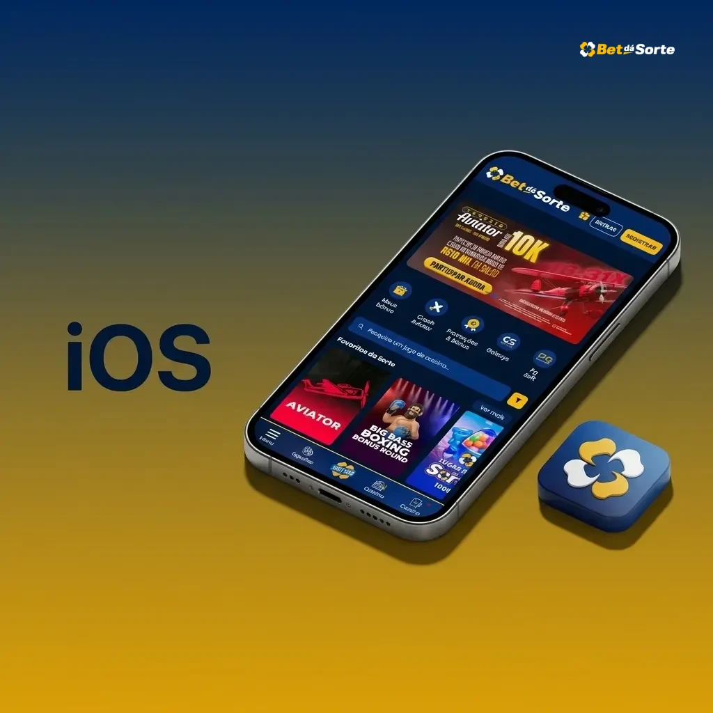 App Betdasorte para iOS disponível na App Store para iPhones e iPads com iOS 12.0 ou superior