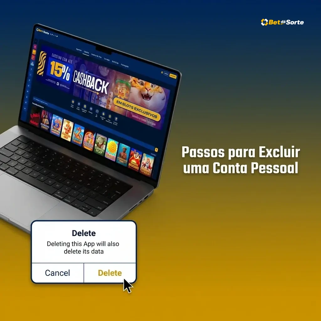 Passos para excluir conta na Betdasorte: acesse configurações, localize exclusão de conta e siga as instruções