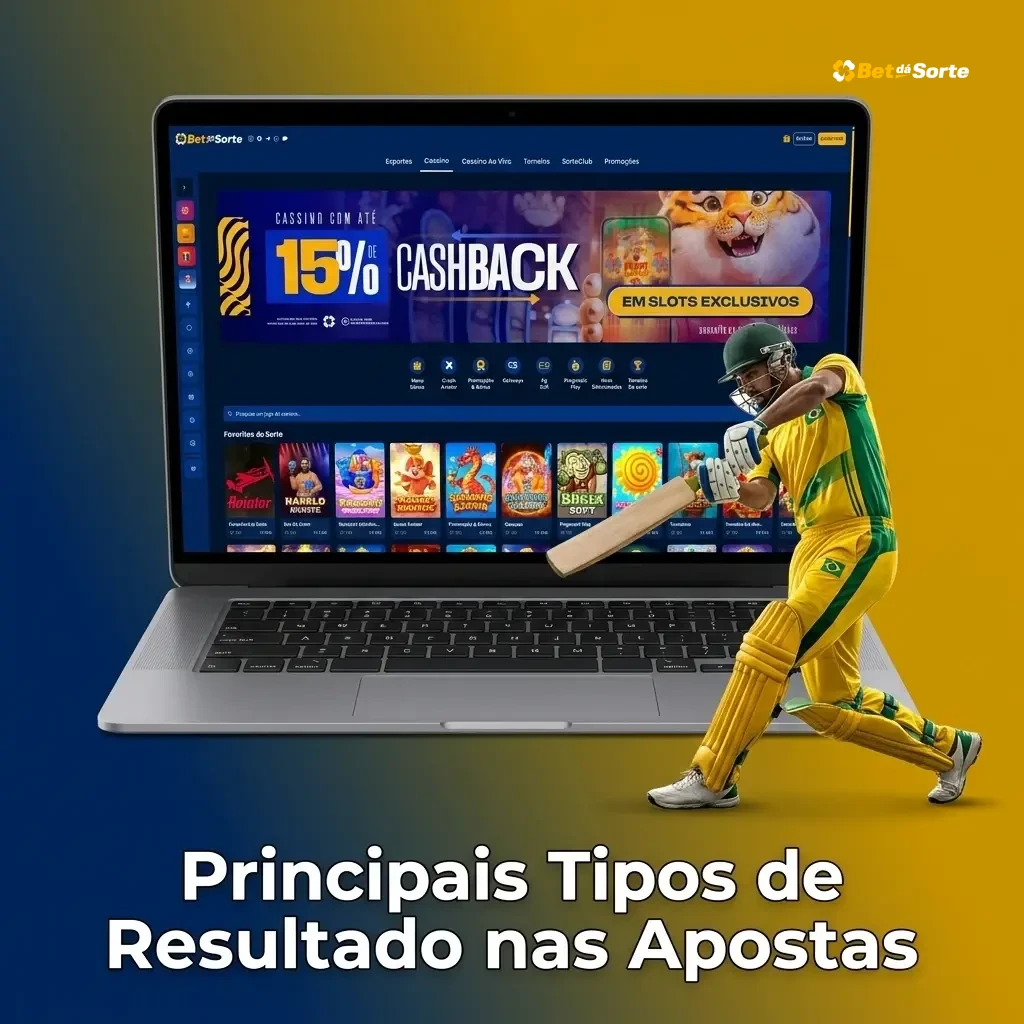 Principais tipos de resultado em apostas: 1X2, handicap, over/under, BTTS e placar exato explicados