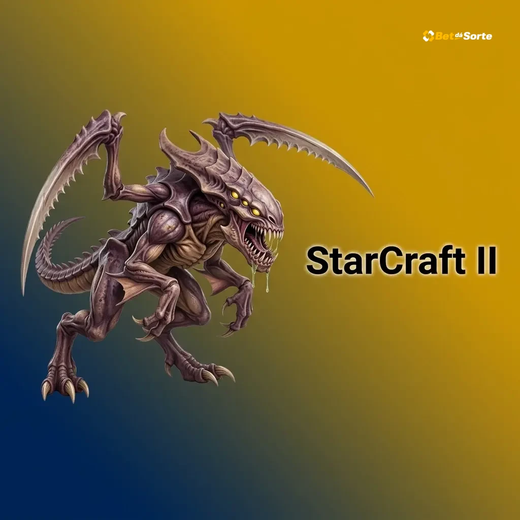 Jogadores de StarCraft II competindo em torneio de estratégia em tempo real da Blizzard com exércitos e bases