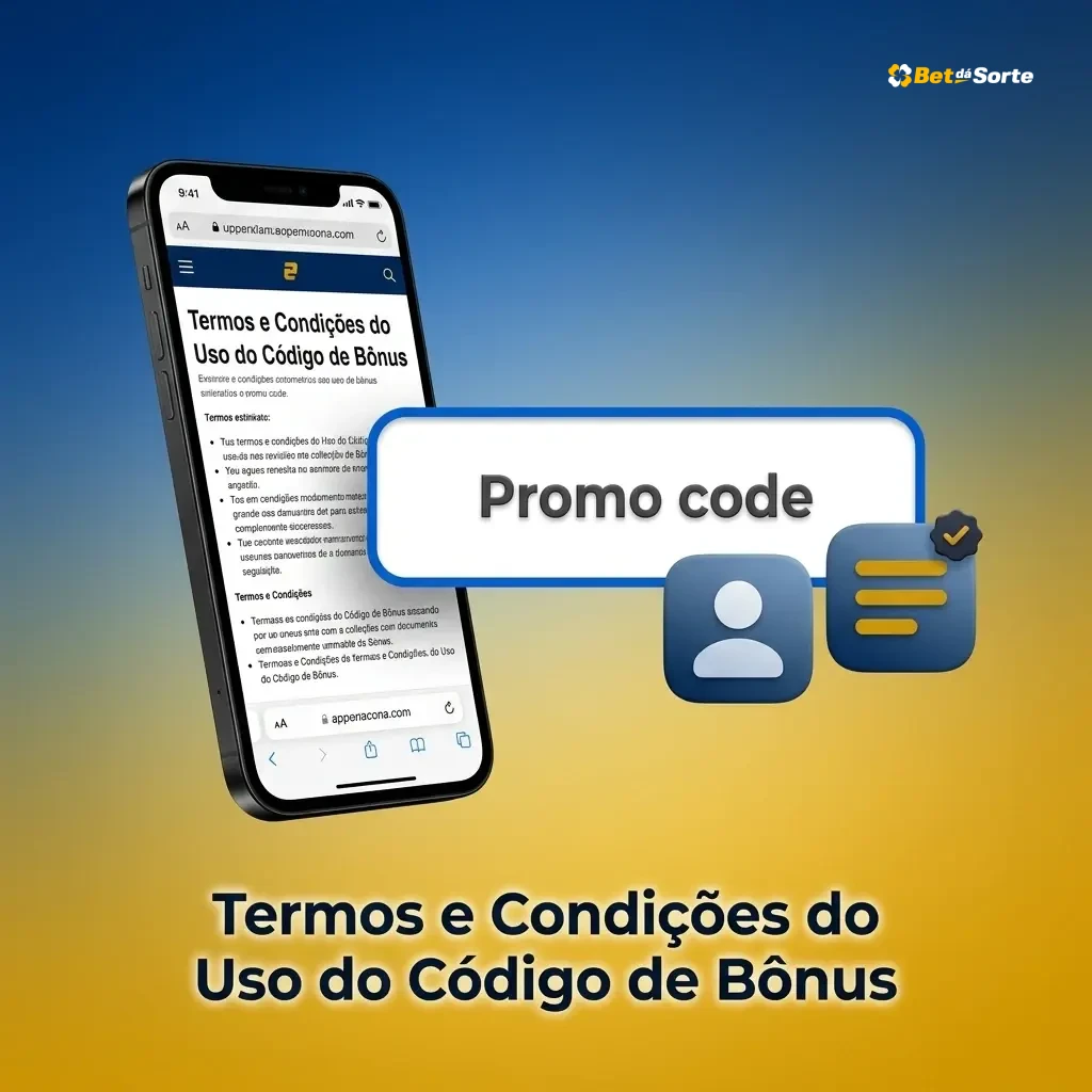 Termos e condições do código de bônus Betdasorte: regras de ativação, cashback e apostas múltiplas