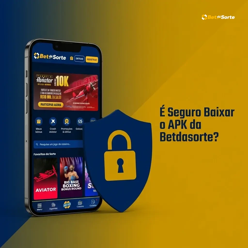 APK Betdasorte seguro para download com licença oficial, criptografia SSL e proteção de dados pessoais