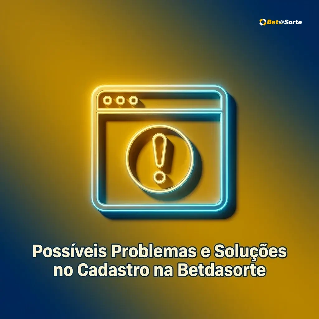 Tabela de problemas e soluções no cadastro na Betdasorte, como SMS, e-mail e CPF já cadastrado