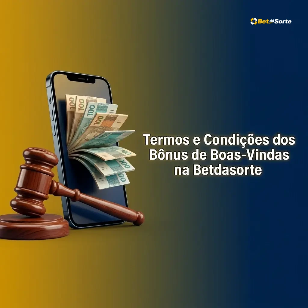 Termos e condições dos bônus de boas-vindas na Betdasorte para novos jogadores