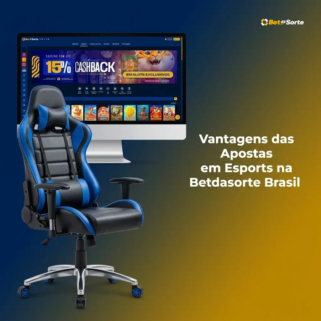 Vantagens de apostas em esports na Betdasorte Brasil: odds, Pix, suporte 24/7 e app mobile