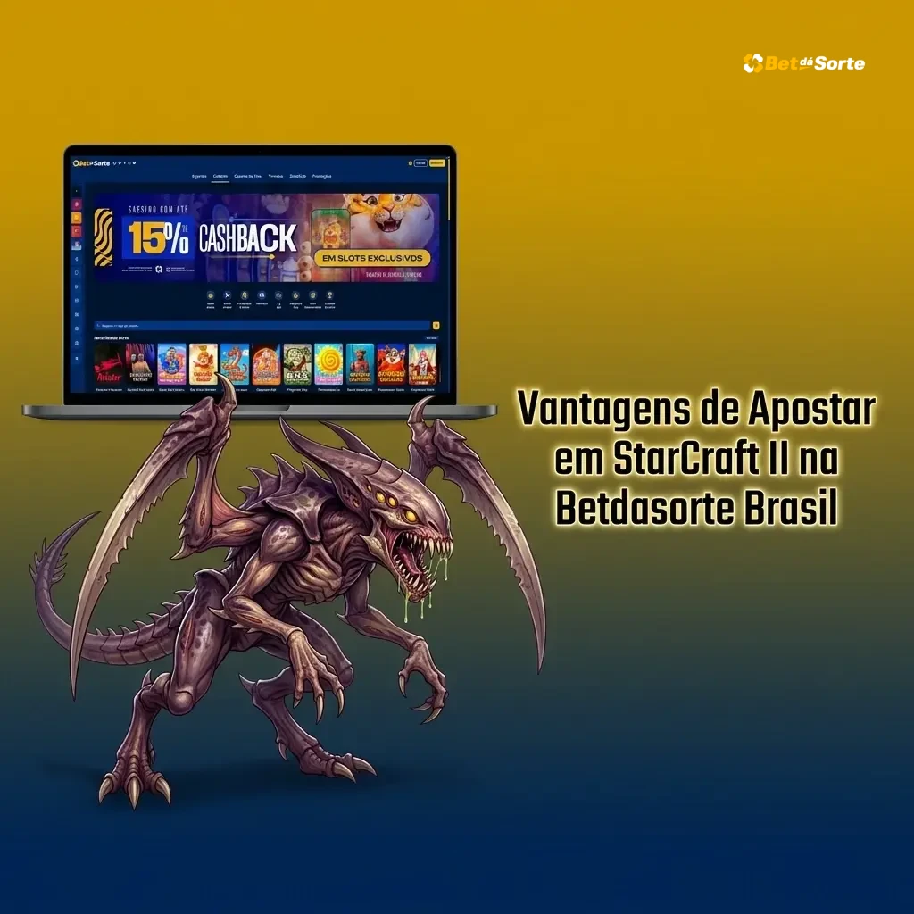 Vantagens de apostar em StarCraft II na Betdasorte Brasil com bônus, Pix e odds competitivas